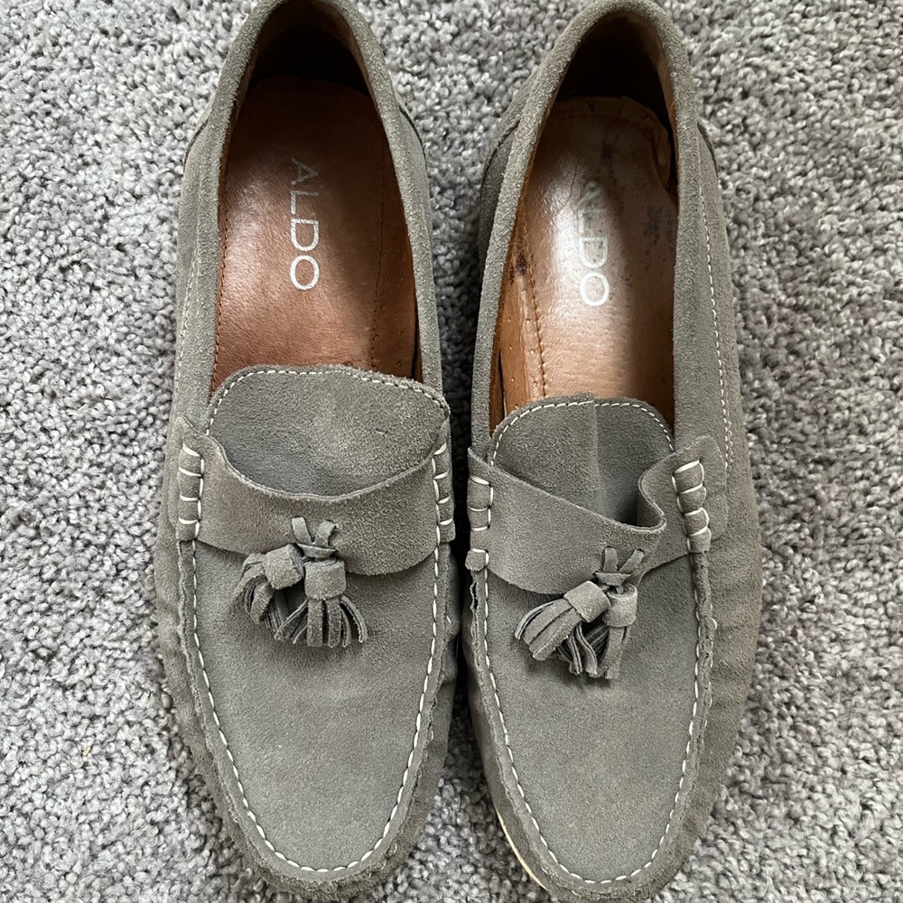 Gray Suede Aldo Shoes